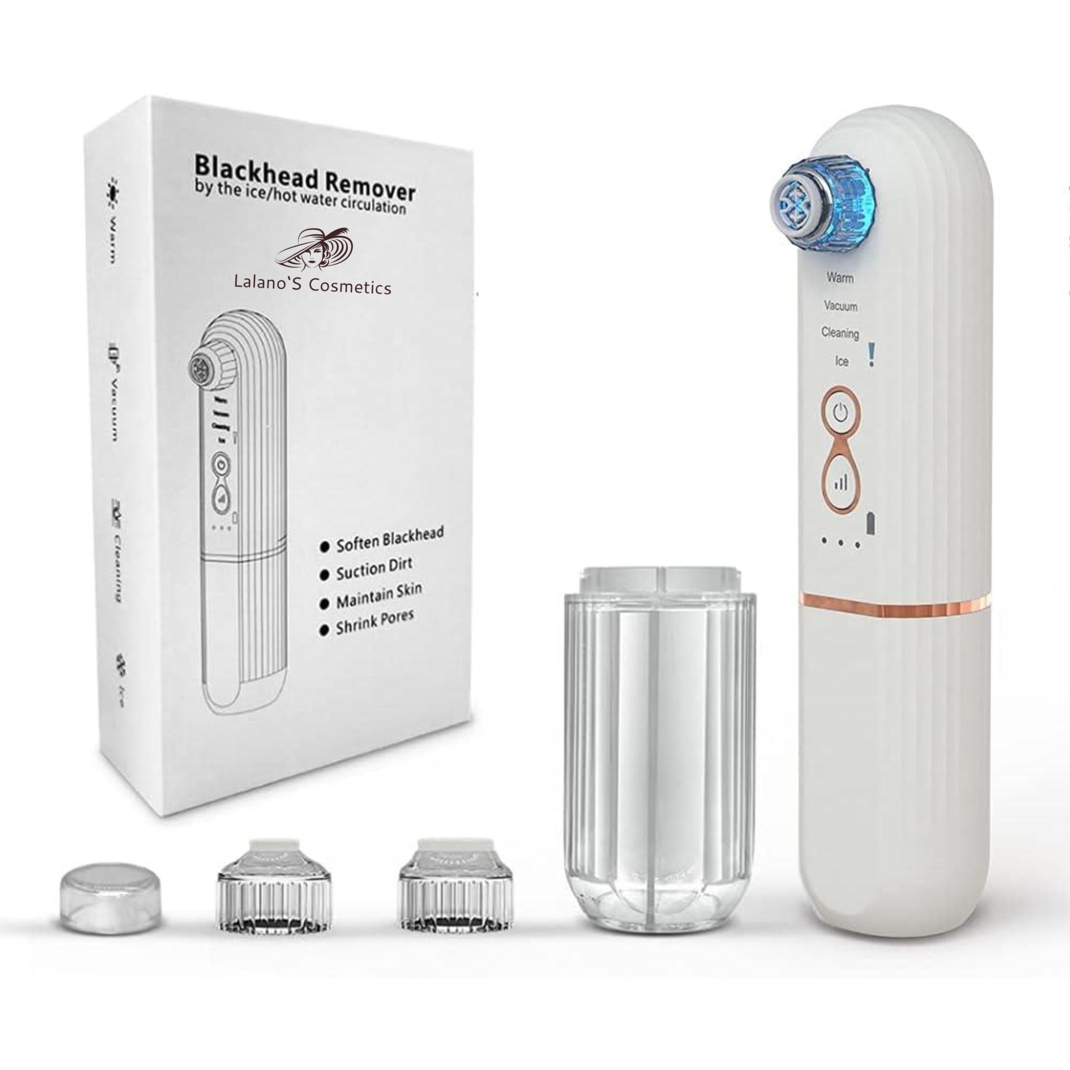 Porenreiniger mit Vakuum, Hot & Cool Funktion