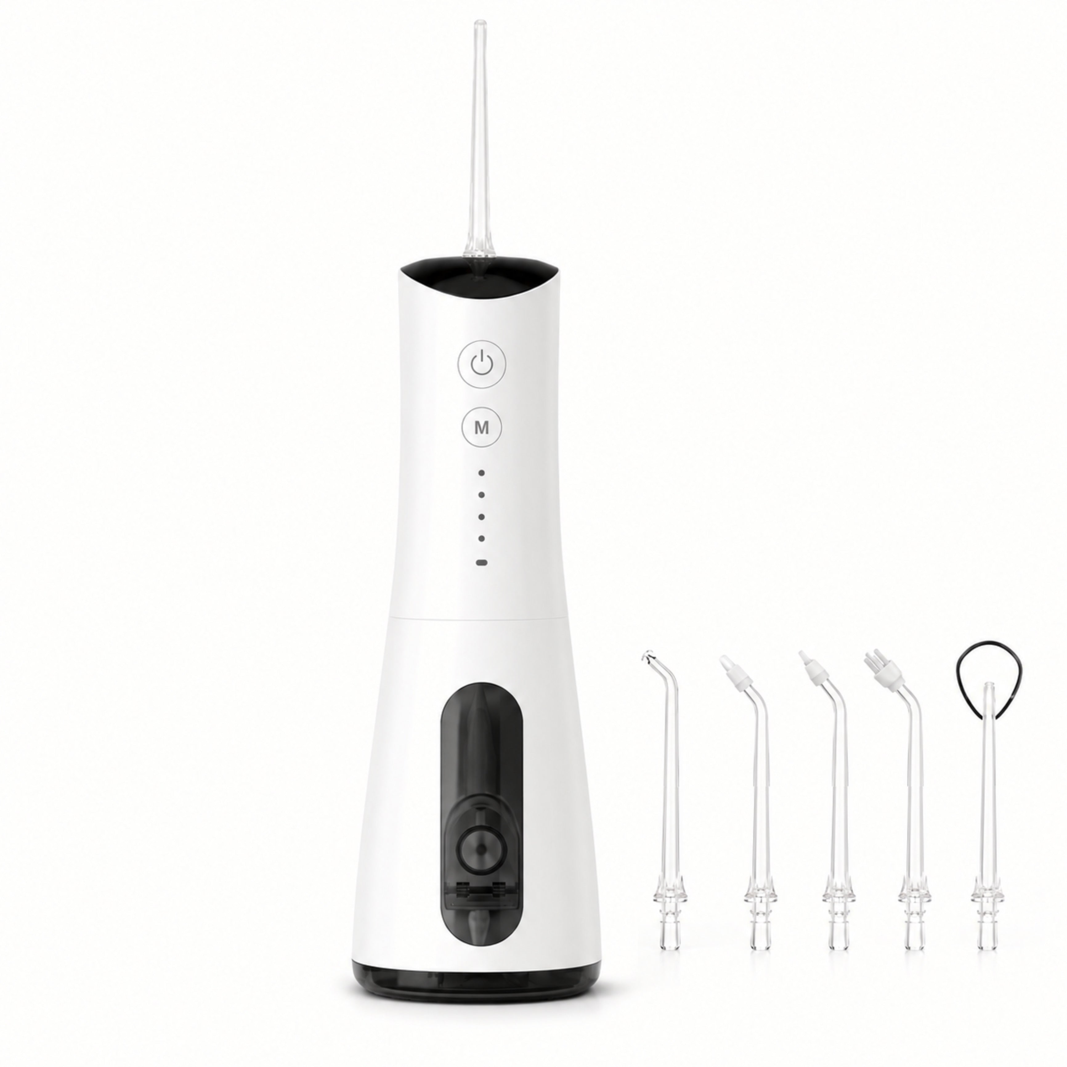 Munddusche AquaPulse Pro Kabelloser Premium Water Flosser mit 4 Modi & 5 Düsen - Lalano’S Cosmetics
