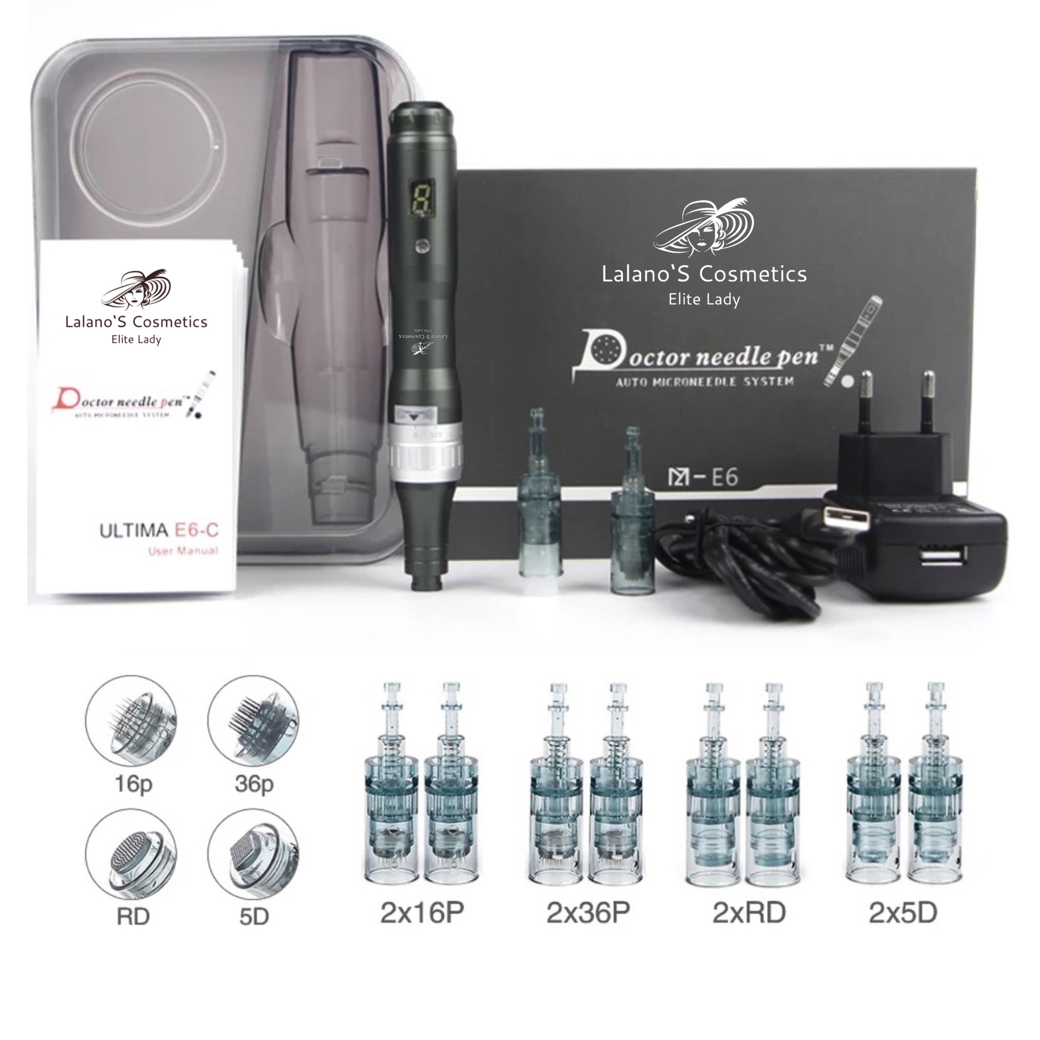 Micro-Needling Doktor Needle Pen, Anti-Aging-Gerät, Derma Pen, Porenreiniger - Lalano’S Cosmetics