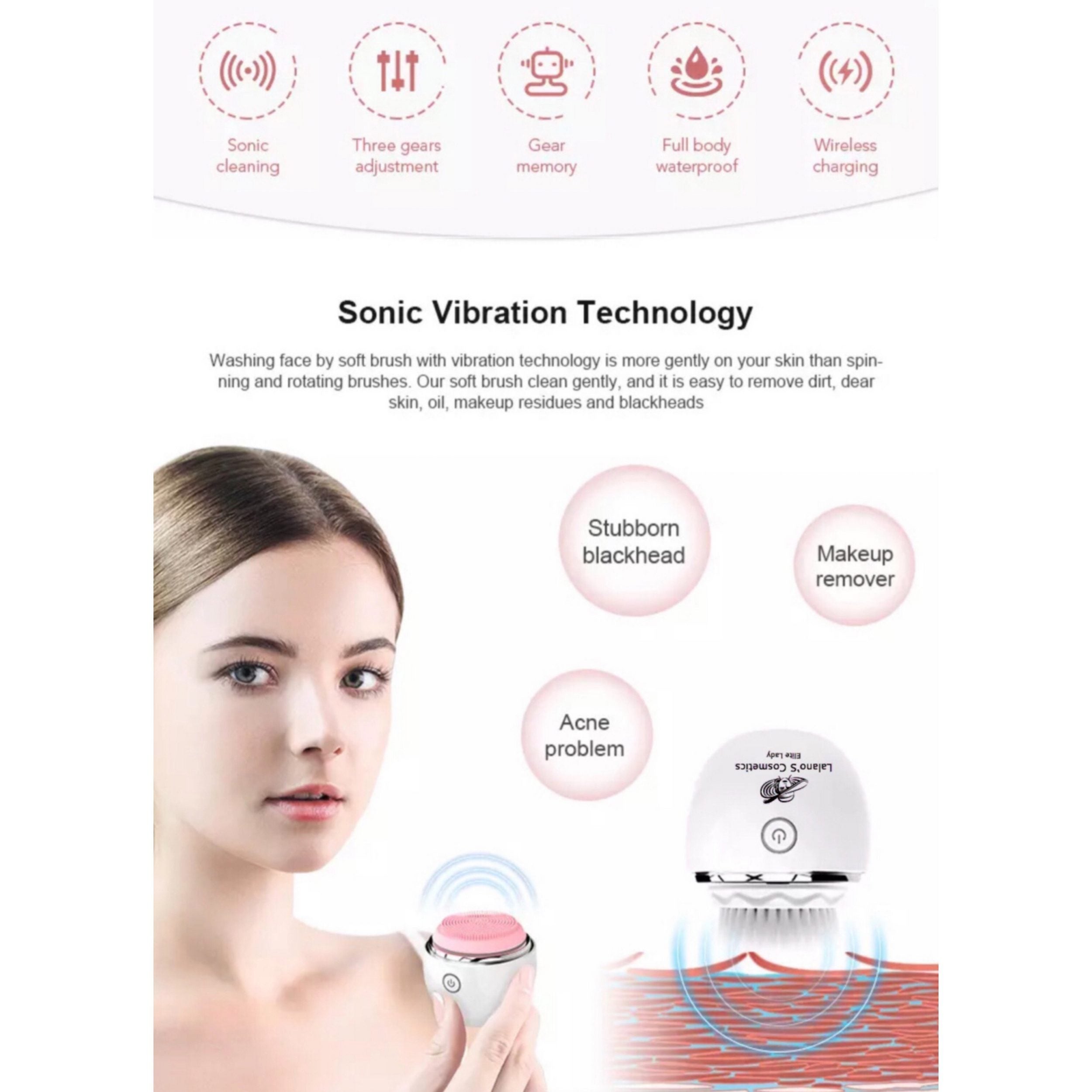 Glätteisen IPL Haartrockner Gesicht Mitesserentferner Warmluftbürste Lockenstab Pinzette Schwamm Maniküre Pediküre Set Epilierer Anti Aging Elektrische Zahnbürste Lalano’S Cosmetics Elite Lady Gesichtsreinigungsbürste Silikon Hornhautentferner Haarbürste