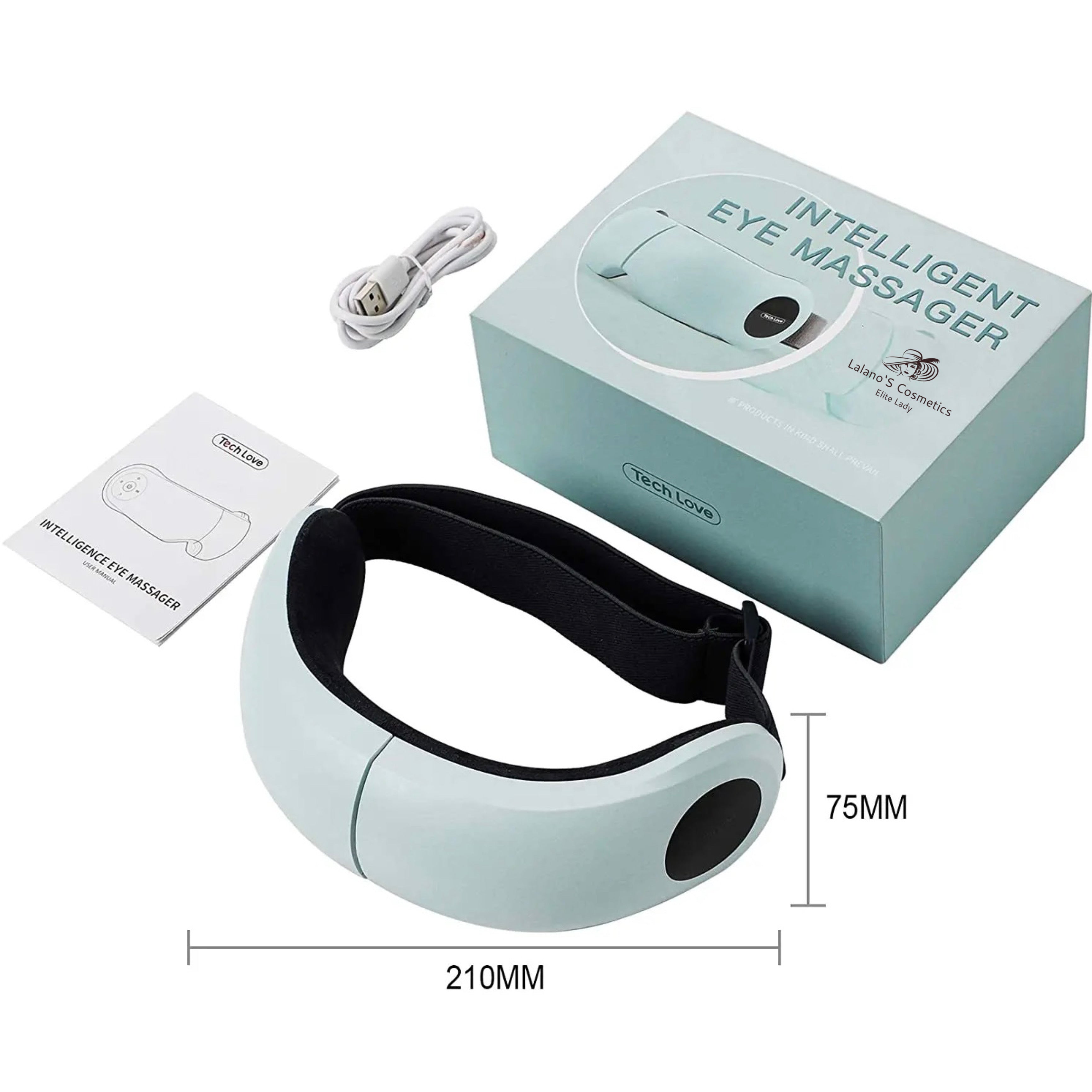 Kosmetikbehandlungsgerät Eye Massager, Augenmassagegerät, Gegen Migräne und Kopfschmerzen - Lalano’S Cosmetics 