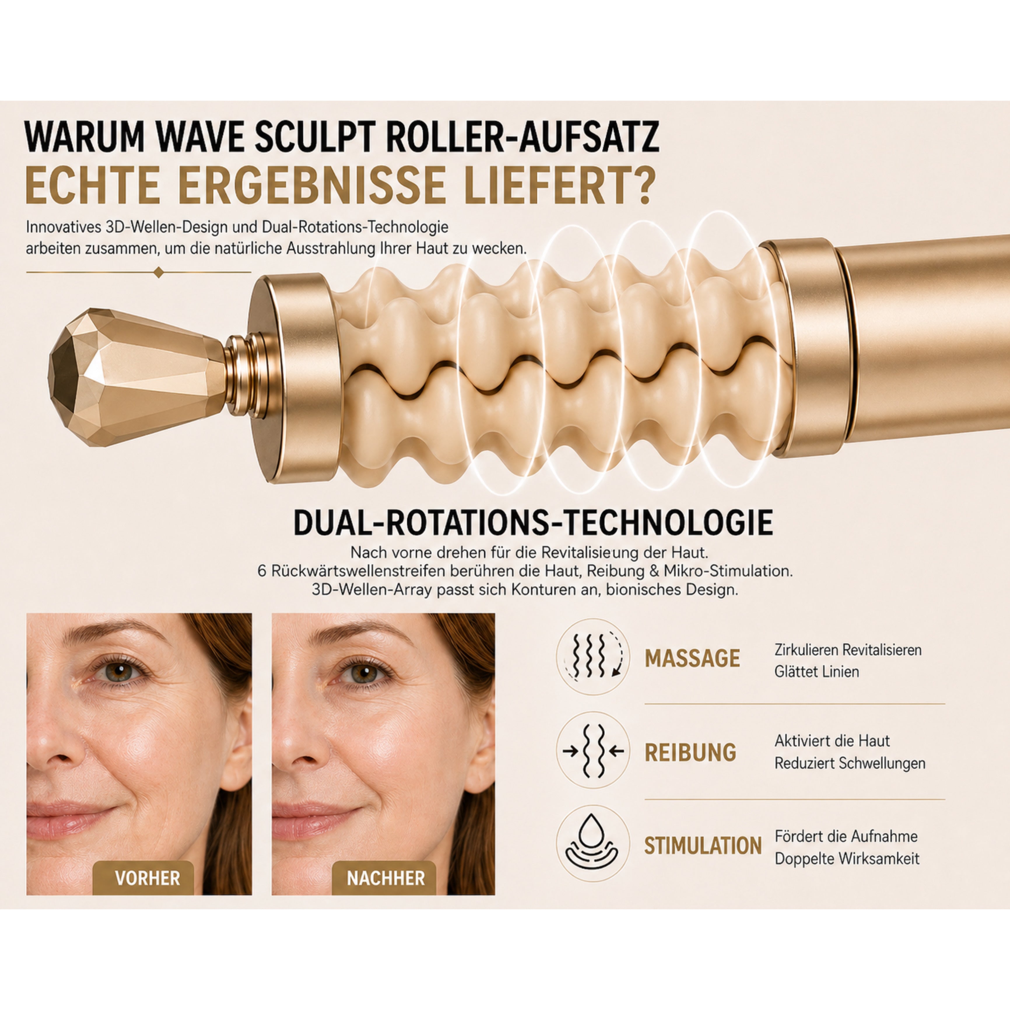 Gesichtsmassagegerät 2-in-1 Beauty Massager Lalano’S Cosmetics Sculptlift Pro - Lalano’S Cosmetics 