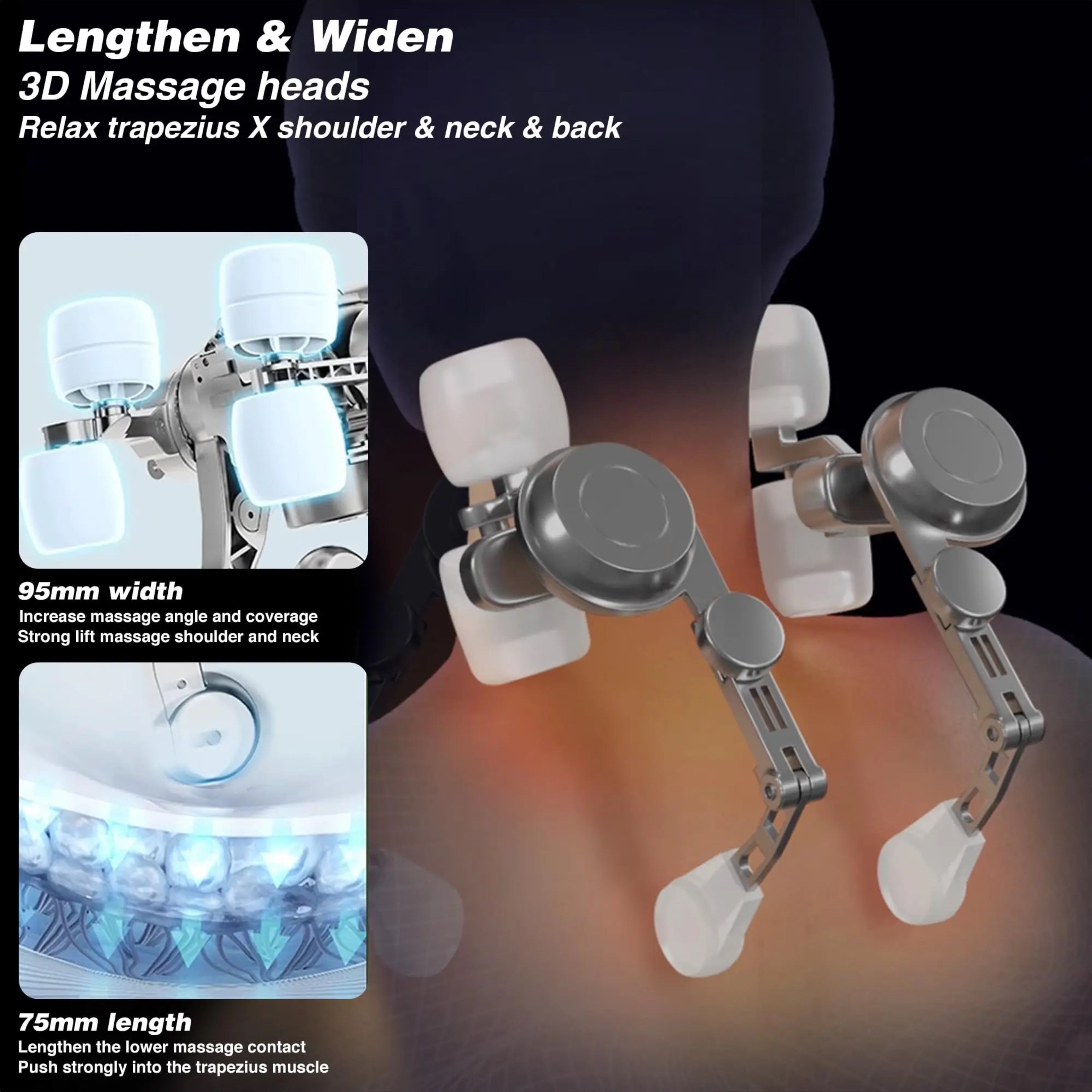 6D Massage Shiatsu-Gerät - Lalano’S Cosmetics 