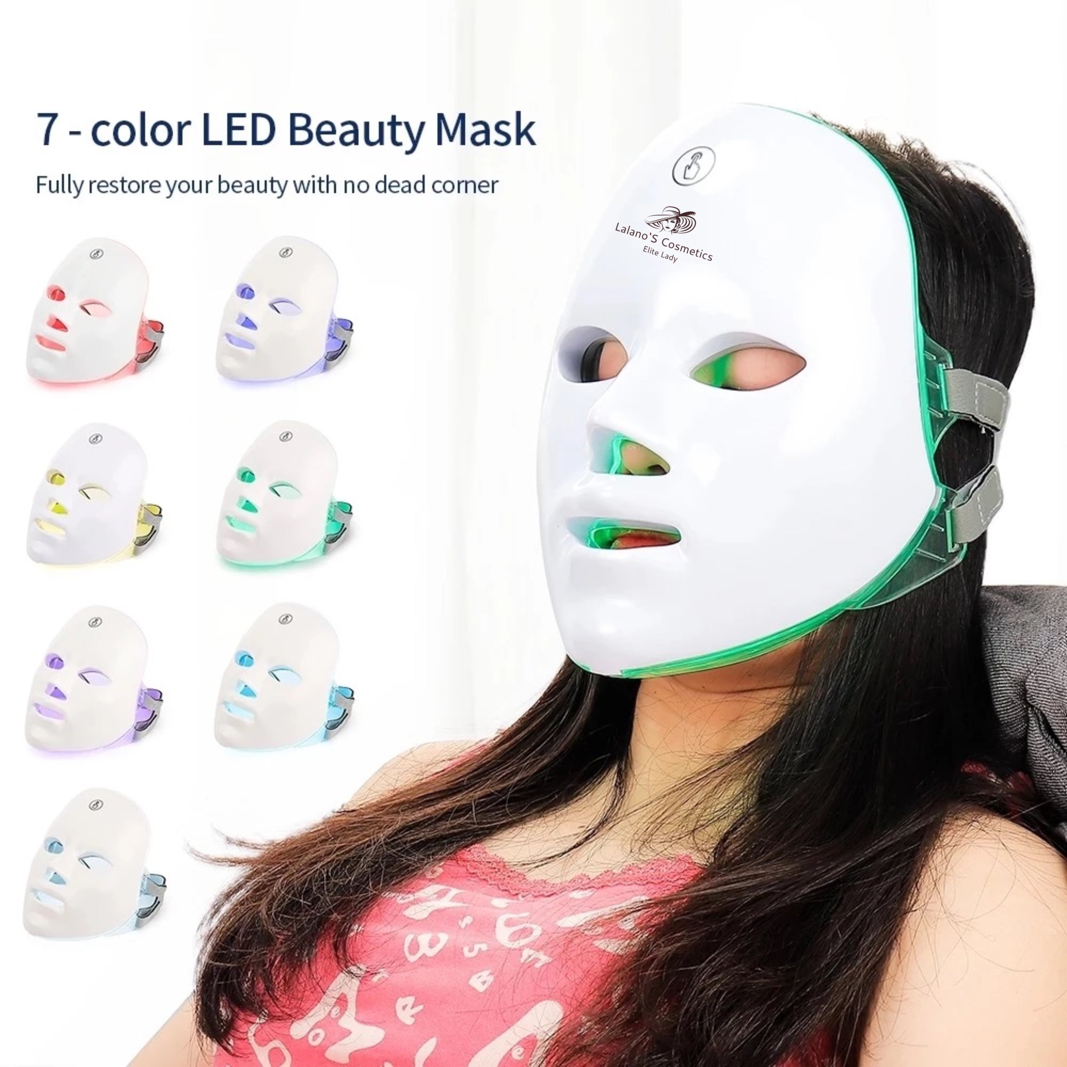 LED Gesichtsmaske, Anti-Aging-Gerät, Light facial BeautyMaske - Lalano’S Cosmetics 