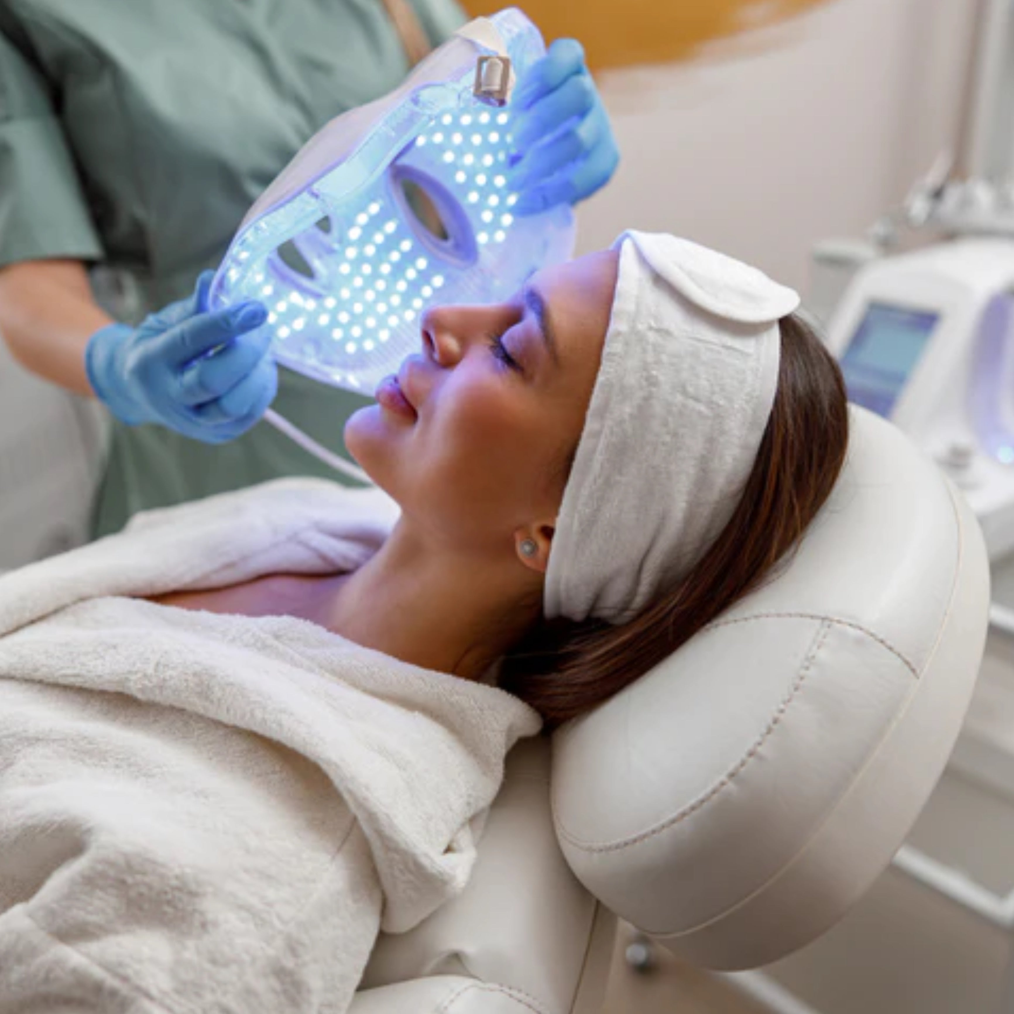 LED Gesichtsmaske, Anti-Aging-Gerät, Light facial BeautyMaske - Lalano’S Cosmetics 