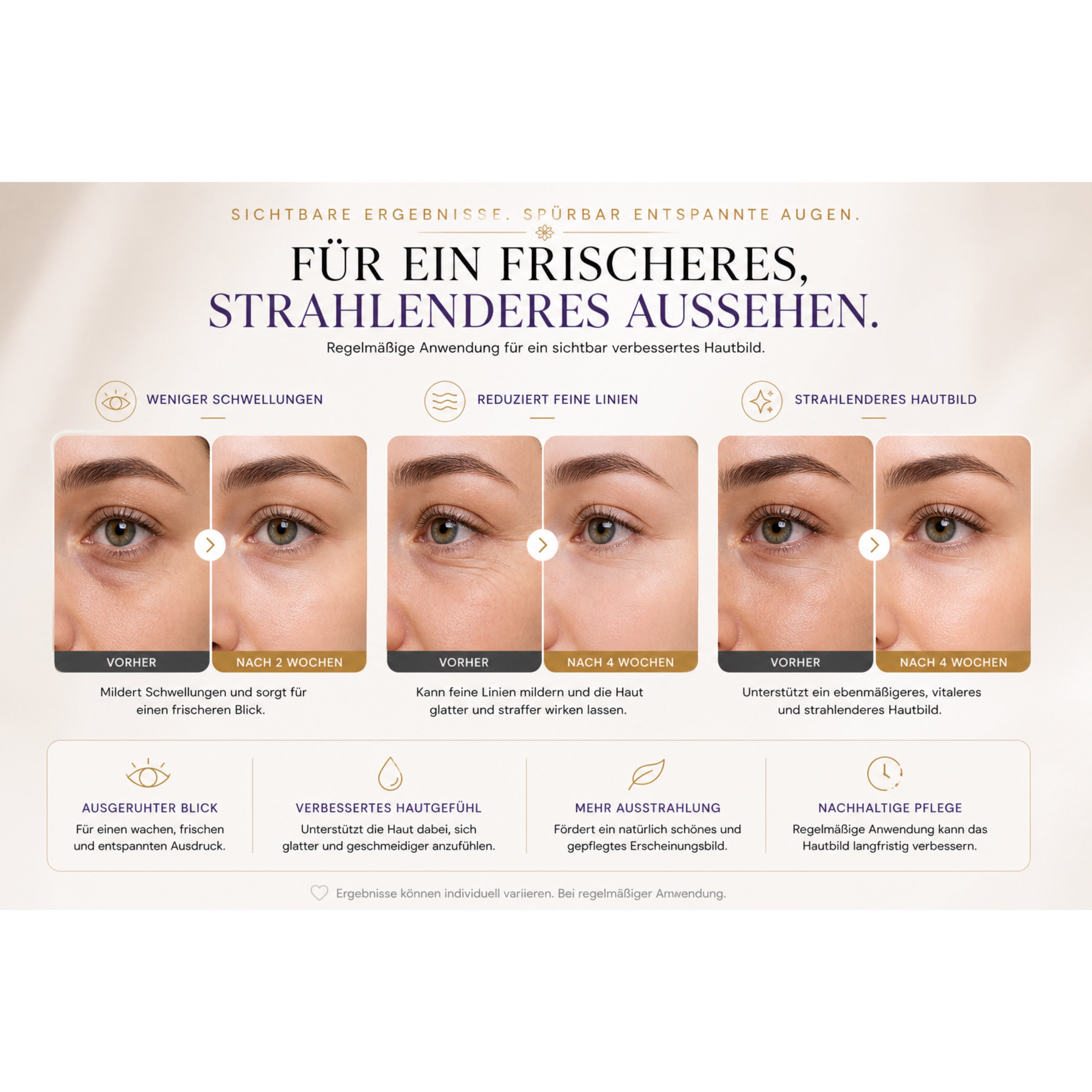 Massagegerät Lumiveo LED Augenmassage Brille mit 3 Lichtmodi, EMS & Vibration - Lalano’S Cosmetics 