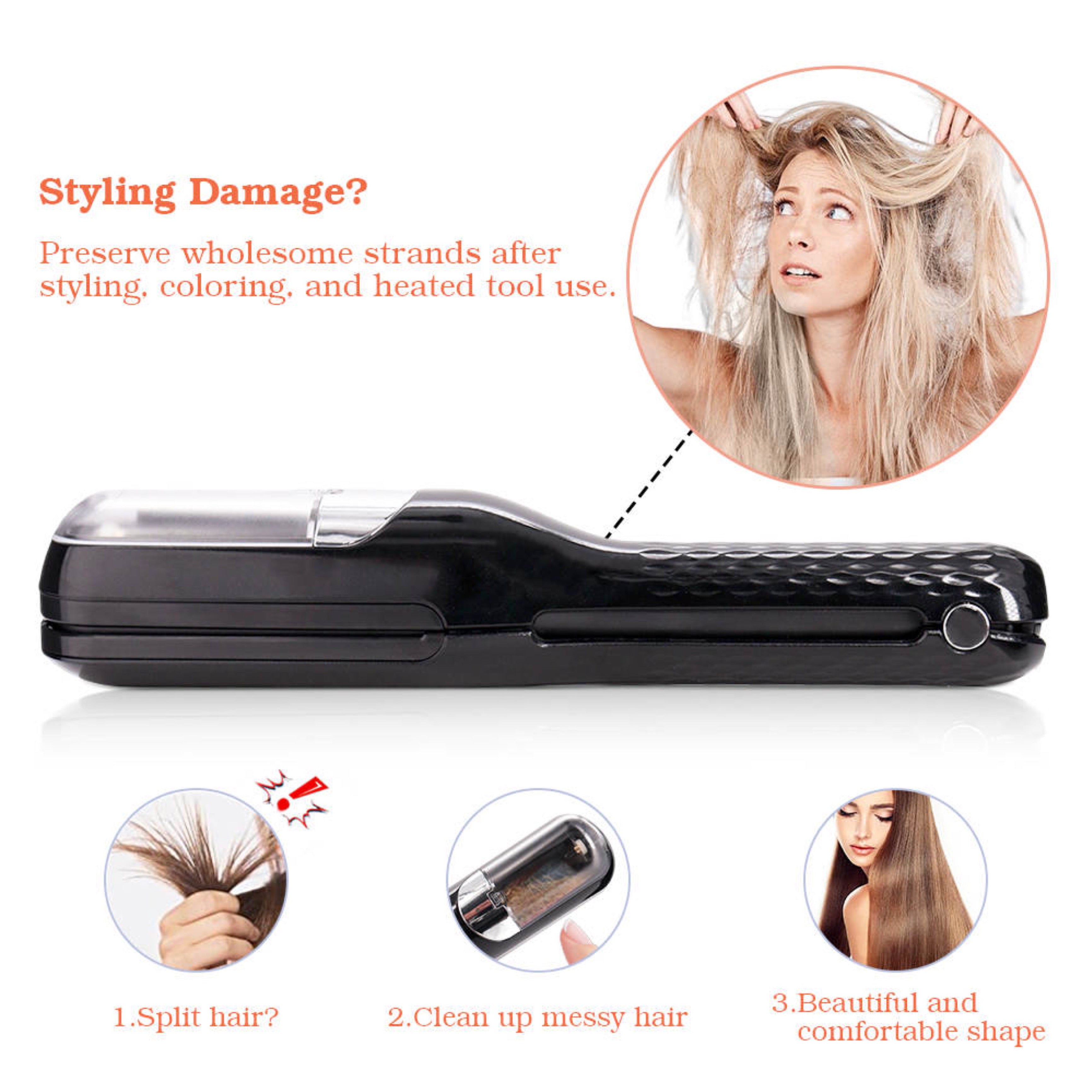 Haarschneider Smart Hair Spliss Trimmer Split Ender, Spliss Entferner - Lalano’S Cosmetics 