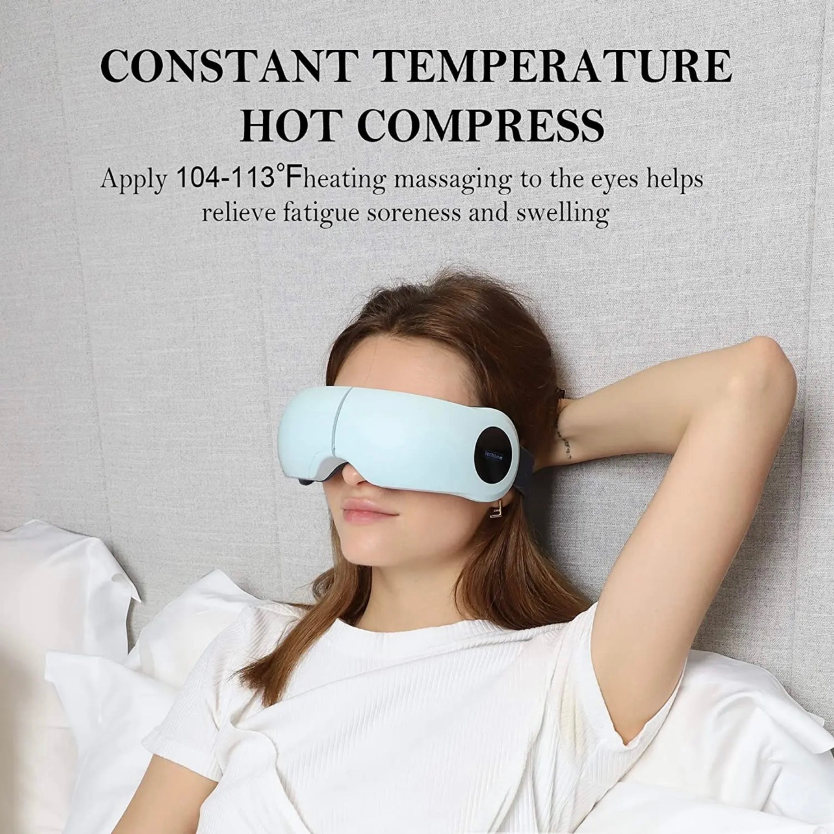 Kosmetikbehandlungsgerät Eye Massager, Augenmassagegerät, Gegen Migräne und Kopfschmerzen - Lalano’S Cosmetics 