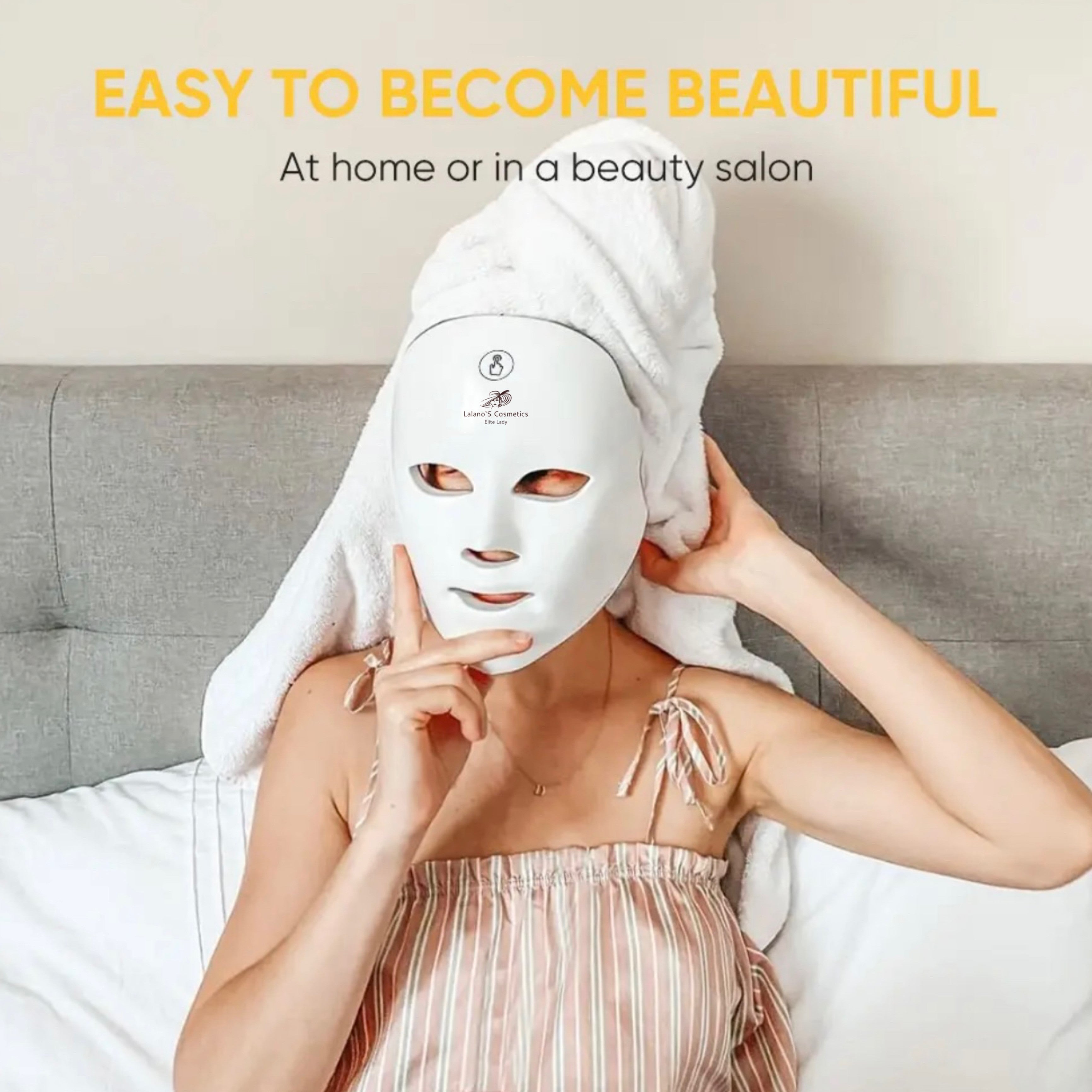 LED Gesichtsmaske, Anti-Aging-Gerät, Light facial BeautyMaske - Lalano’S Cosmetics 
