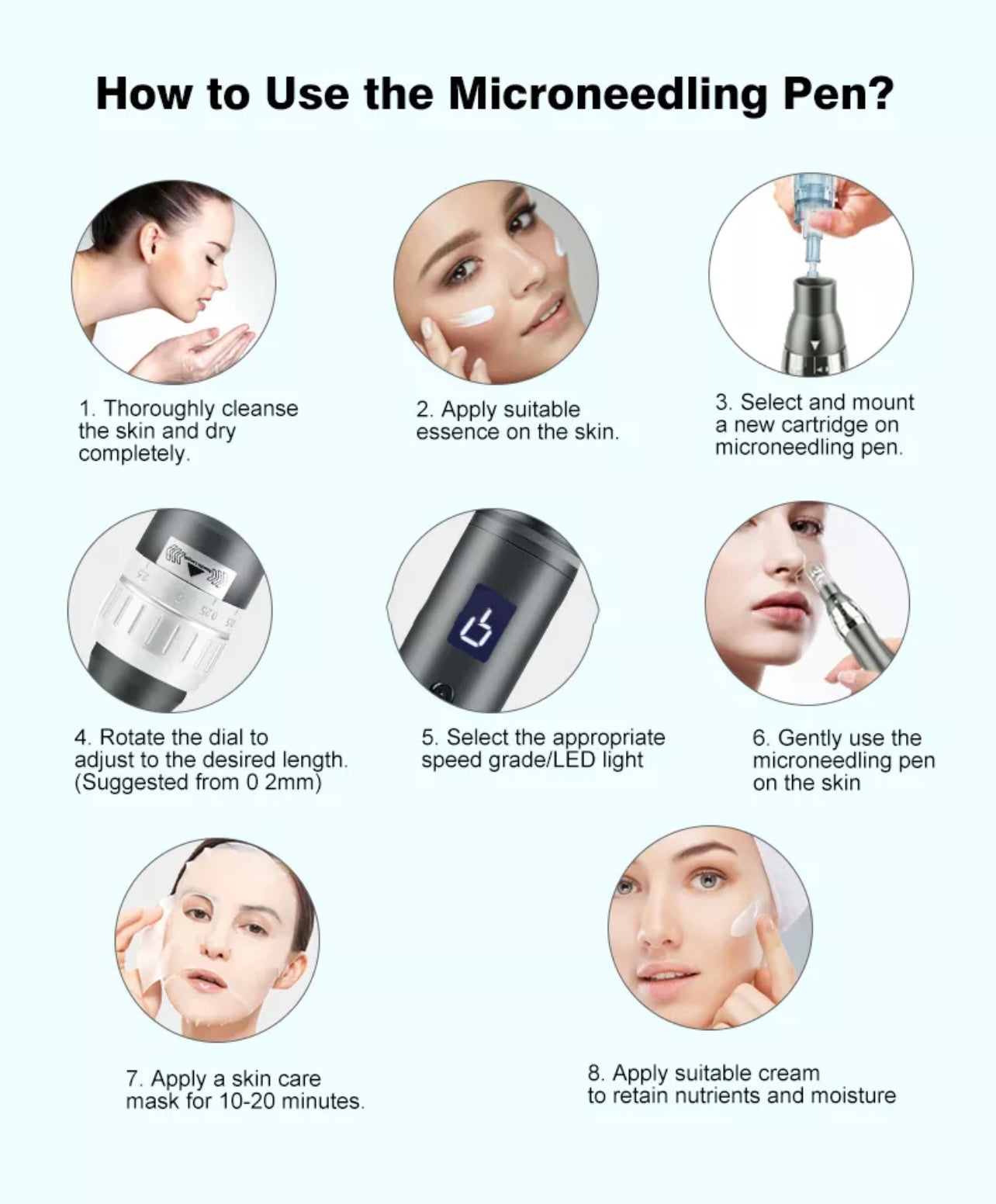 Micro-Needling Doktor Needle Pen, Anti-Aging-Gerät, Derma Pen, Porenreiniger - Lalano’S Cosmetics 