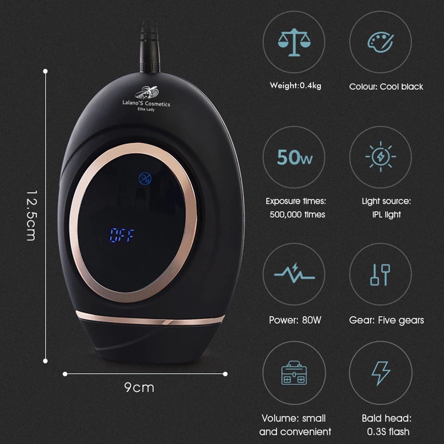 Glätteisen IPL Haartrockner Gesicht Mitesserentferner Warmluftbürste Lockenstab Pinzette Schwamm  Maniküre Pediküre Set Epilierer Anti Aging Elektrische Zahnbürste  Lalano’S Cosmetics Elite Lady Gesichtsreinigungsbürste Silikon Hornhautentferner Haarbürste