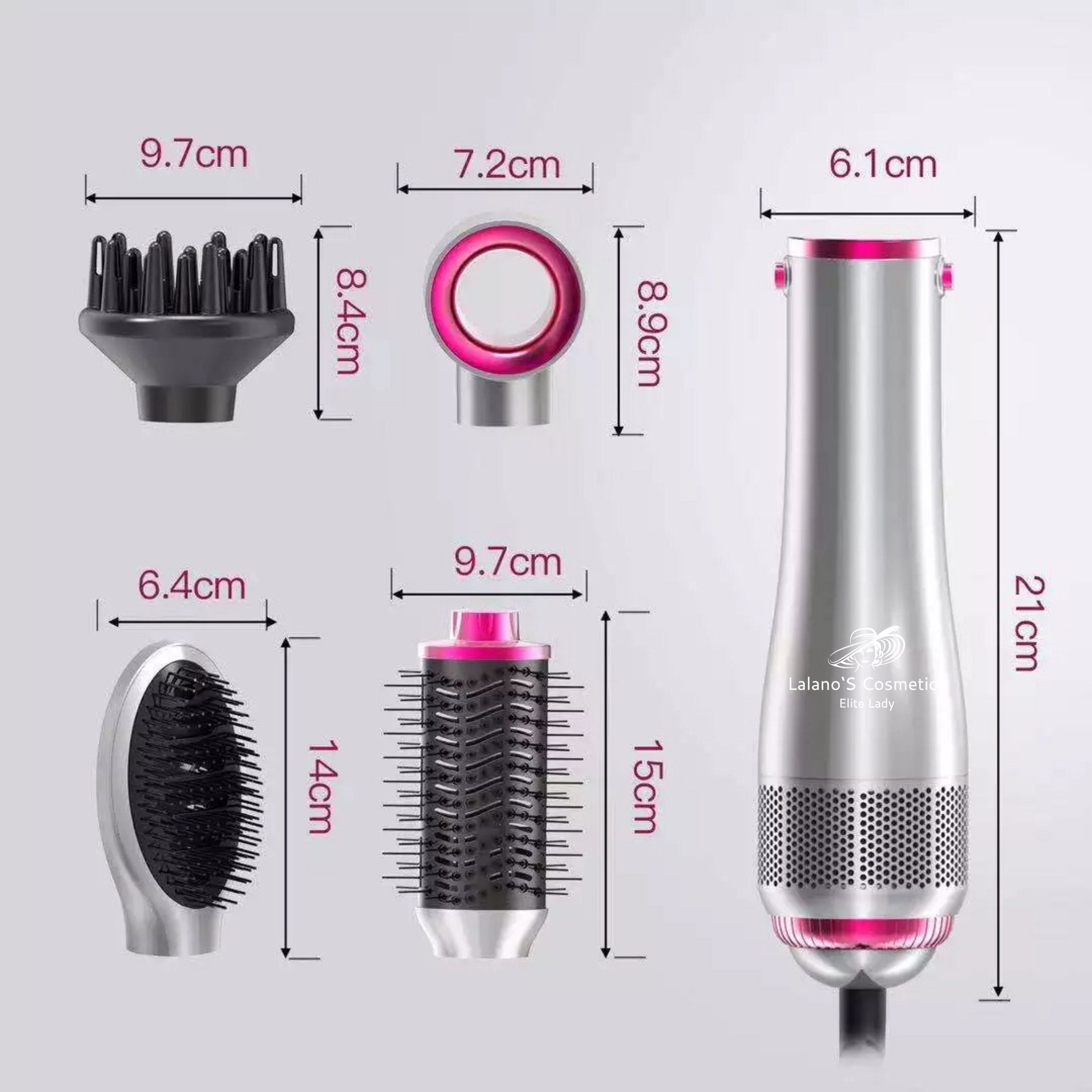 Glätteisen IPL Haartrockner Gesicht Mitesserentferner Warmluftbürste Lockenstab Pinzette Schwamm  Maniküre Pediküre Set Epilierer Anti Aging Elektrische Zahnbürste  Lalano’S Cosmetics Elite Lady Gesichtsreinigungsbürste Silikon Hornhautentferner Haarbürste