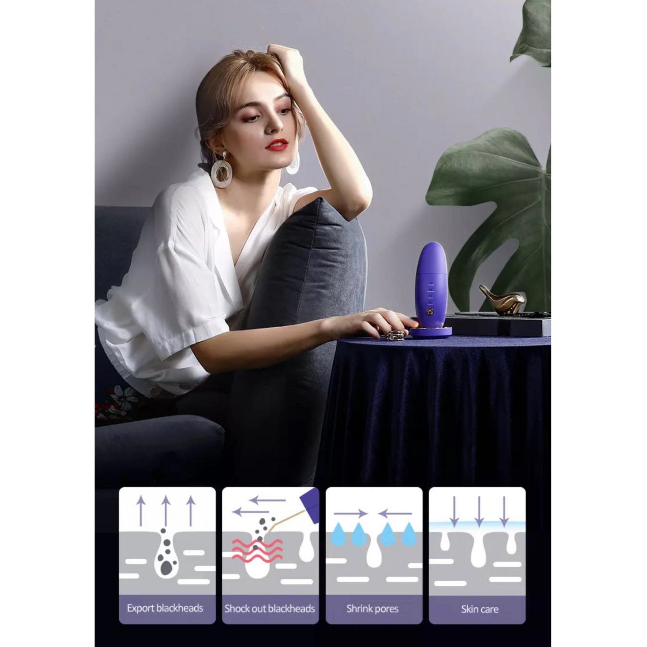 Glätteisen IPL Haartrockner Gesicht Mitesserentferner Warmluftbürste Lockenstab Pinzette Schwamm  Maniküre Pediküre Set Epilierer Anti Aging Elektrische Zahnbürste  Lalano’S Cosmetics Elite Lady Gesichtsreinigungsbürste Silikon Hornhautentferner Haarbürste