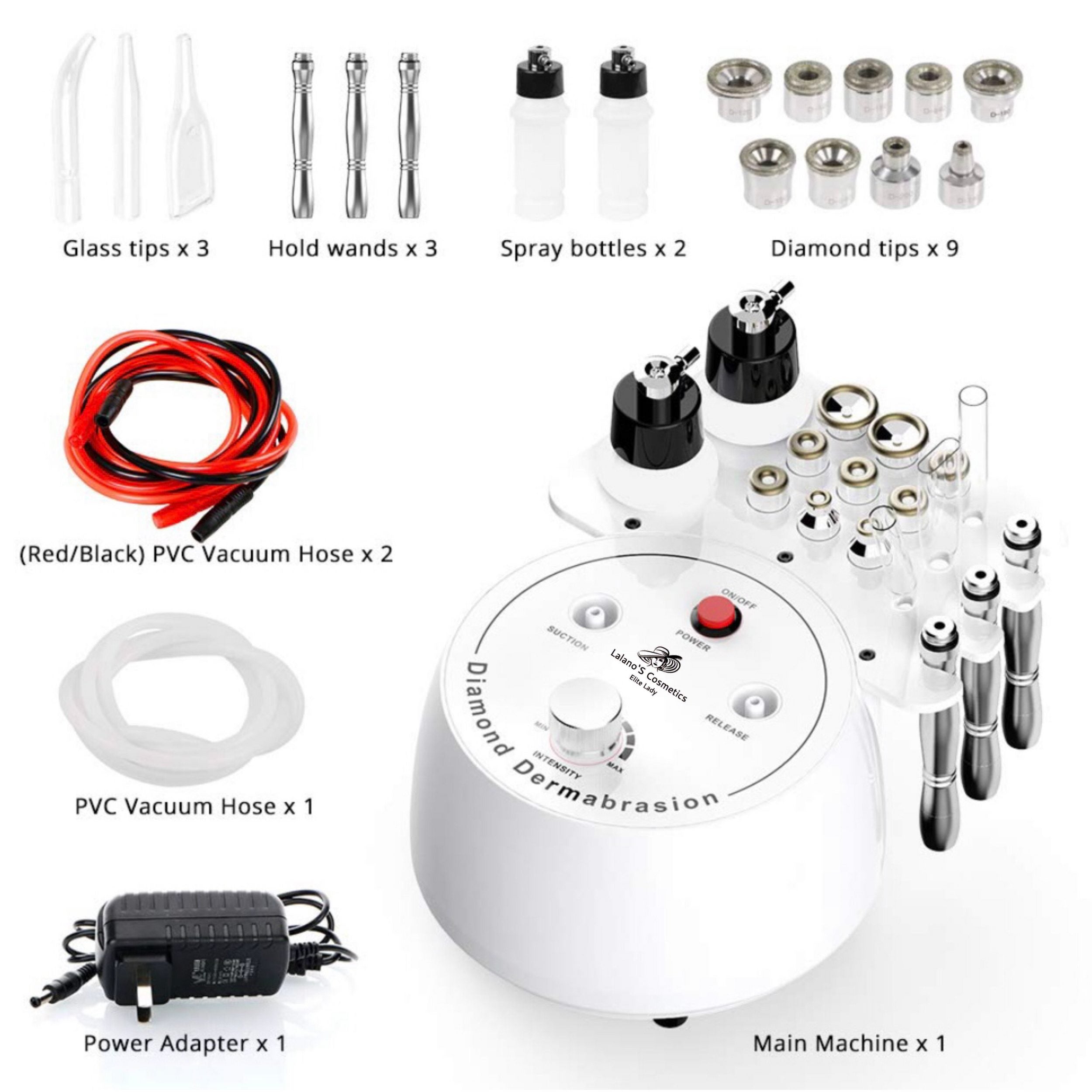 Glätteisen IPL Haartrockner Gesicht Mitesserentferner Warmluftbürste Lockenstab Pinzette Schwamm  Maniküre Pediküre Set Epilierer Anti Aging Elektrische Zahnbürste  Lalano’S Cosmetics Elite Lady Gesichtsreinigungsbürste Silikon Hornhautentferner Haarbürste